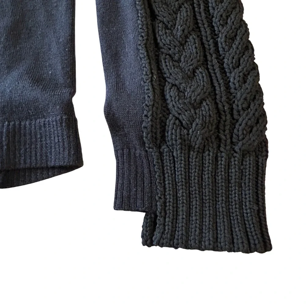 rag & bone Dexter Aran Cable-Knit Sweater wool XS